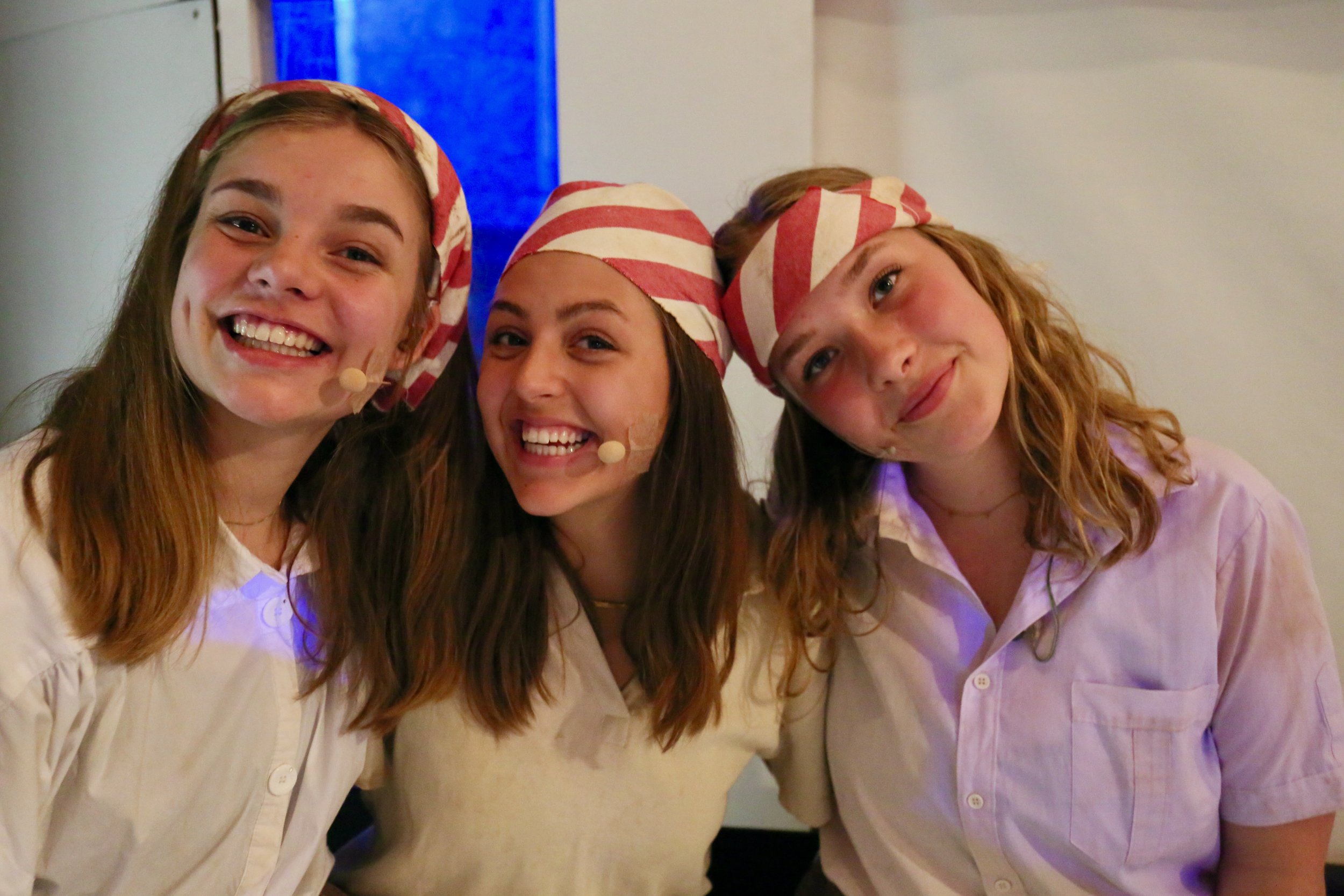 Three singers.